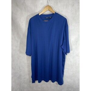 Claiborne Big And Tall Casual T-Shirt Size 2XLT Blue